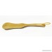 Natural Wooden Rice Paddle Guitar Shape Scoop ladle Non Stick Flat Vintage Bamboo Spoon Schima Superba Scooper Wood Utensil Round Set 8.5 Length Thailand - B0798WX29Y